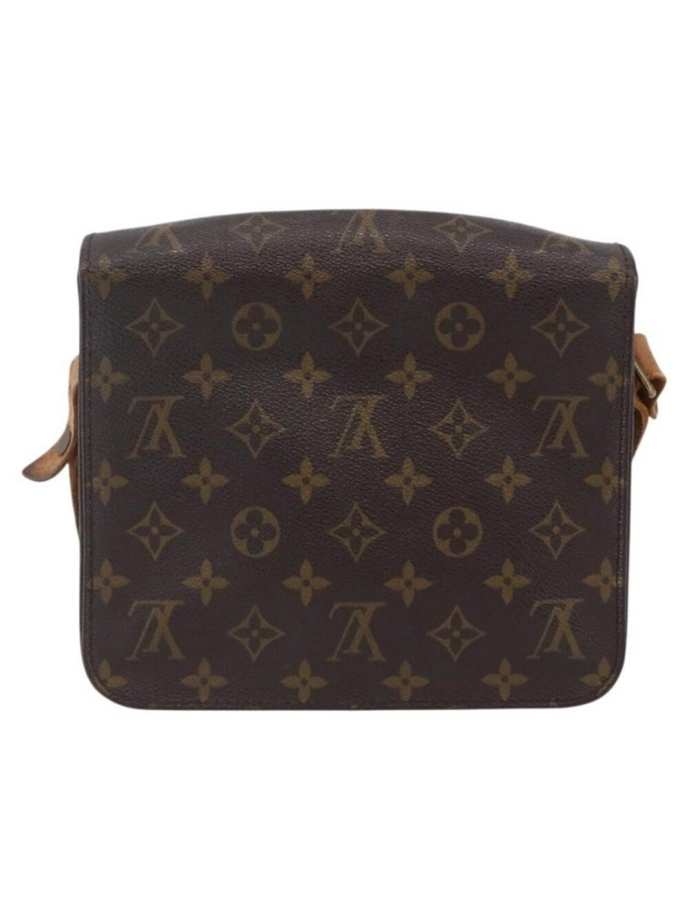 Authentic LOUIS VUITTON Monogram Cartouchiere MM Shoulder Bag M51253 LV - Picture 9 of 16